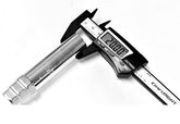 Chrome Mars Performance wheels 1/2 inch ultra slim 7 spline Security Lock Nuts Set 20 pcs with Key
